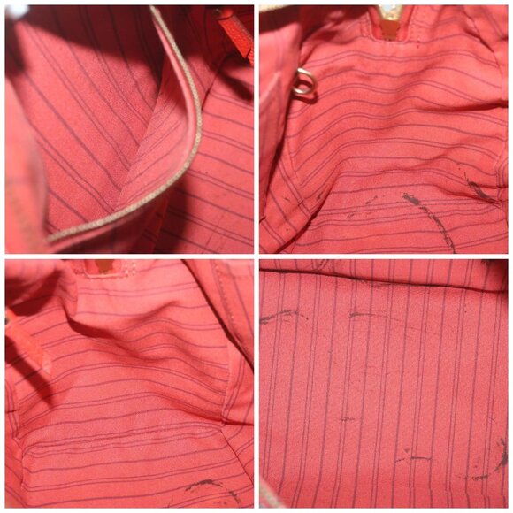 LOUIS VUITTON Monogram Empreinte Speedy Bandouliere 30 Bag 2way Red - Picture 12 of 13